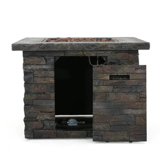 Square Mgo Fire Pit 35" 40000 BTU