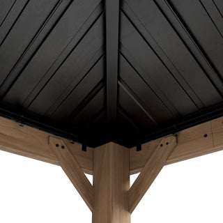 Cedarfort 12x20 FT Outdoor Patio Gazebo with Cedar Wood Frame