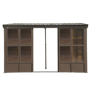 Wall Mounted Sunroom with Galvanized Steel Roof