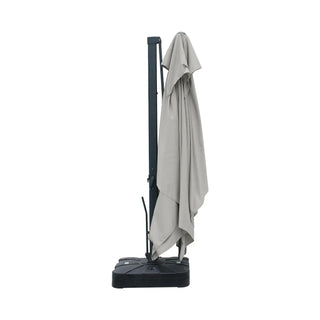 10x13 FT Aluminum Cantilever Umbrella with Base & Removable Lights