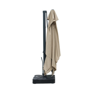 10x13 FT Aluminum Cantilever Umbrella with Base & Removable Lights