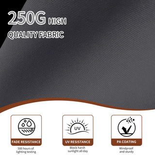 Square Cantilever Patio Umbrella with 5 Adjustable Angles