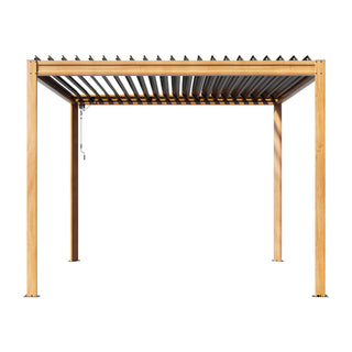 Aluminum Louvered Pergola with Adjustable Roof
