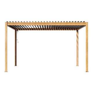 Aluminum Louvered Pergola with Adjustable Roof