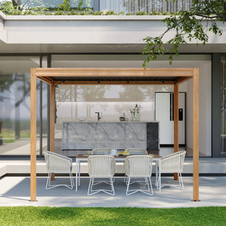Aluminum Louvered Pergola with Adjustable Roof