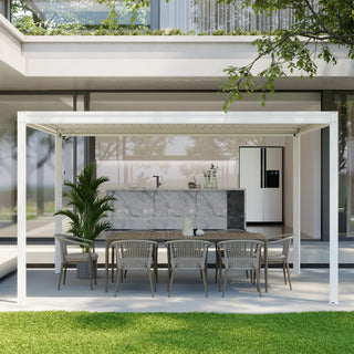 Aluminum Louvered Pergola with Adjustable Roof