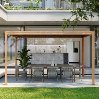 Aluminum Louvered Pergola with Adjustable Roof
