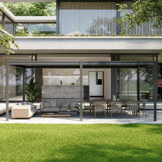 Aluminum Louvered Pergola with Adjustable Roof