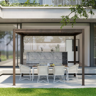 Aluminum Louvered Pergola with Adjustable Roof