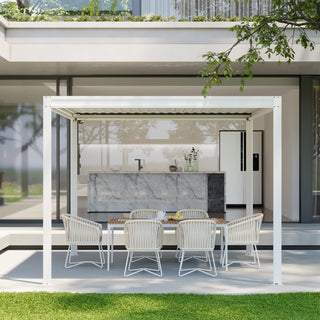 Aluminum Louvered Pergola with Adjustable Roof