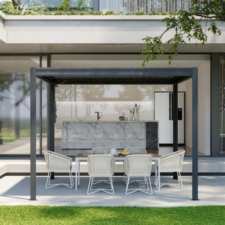Aluminum Louvered Pergola with Adjustable Roof
