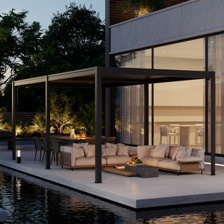 Aluminum Louvered Pergola with Adjustable Roof