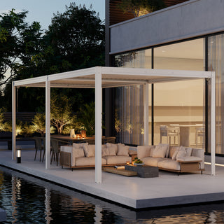 Aluminum Louvered Pergola with Adjustable Roof