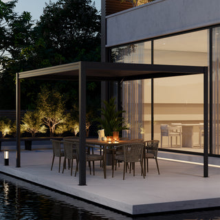 Aluminum Louvered Pergola with Adjustable Roof