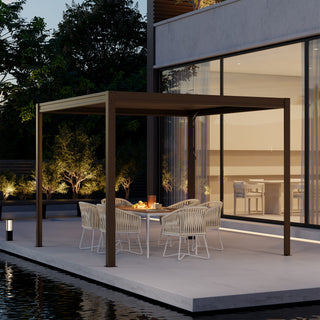 Aluminum Louvered Pergola with Adjustable Roof