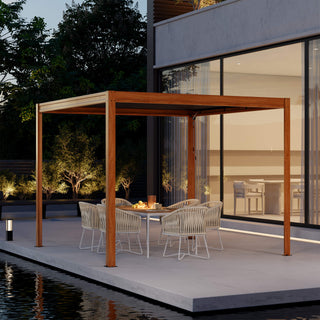 Aluminum Louvered Pergola with Adjustable Roof