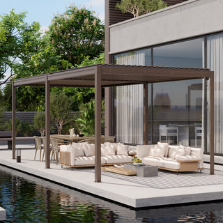 Aluminum Louvered Pergola with Adjustable Roof