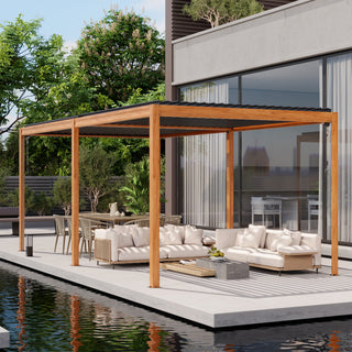 Aluminum Louvered Pergola with Adjustable Roof