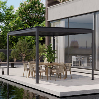 Aluminum Louvered Pergola with Adjustable Roof