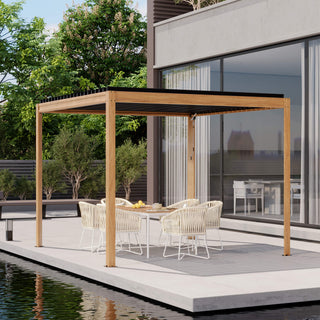 Aluminum Louvered Pergola with Adjustable Roof