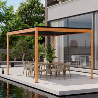 Aluminum Louvered Pergola with Adjustable Roof