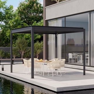 Aluminum Louvered Pergola with Adjustable Roof