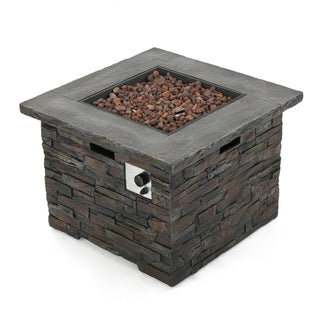 Square Mgo Fire Pit 35" 40000 BTU