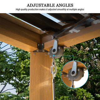 Aluminum Louvered Pergola with Adjustable Roof