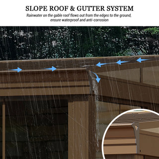 Wall Mounted Sunroom with Galvanized Steel Roof
