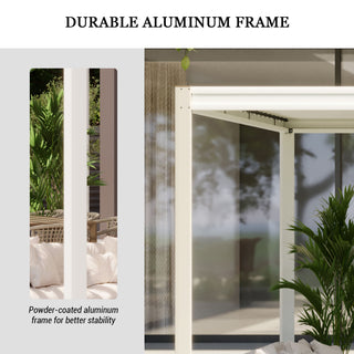 Aluminum Louvered Pergola with Adjustable Roof