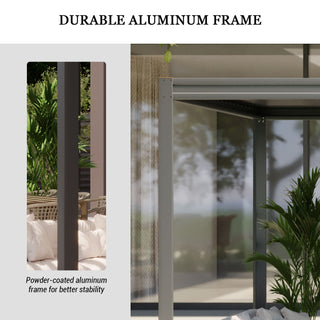 Aluminum Louvered Pergola with Adjustable Roof