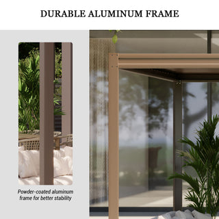 Aluminum Louvered Pergola with Adjustable Roof